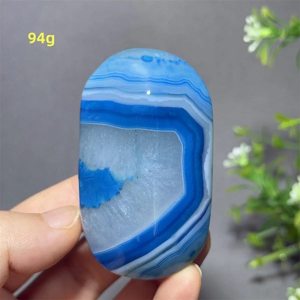 Blue Sapphire Striped Agate-ToShay.org