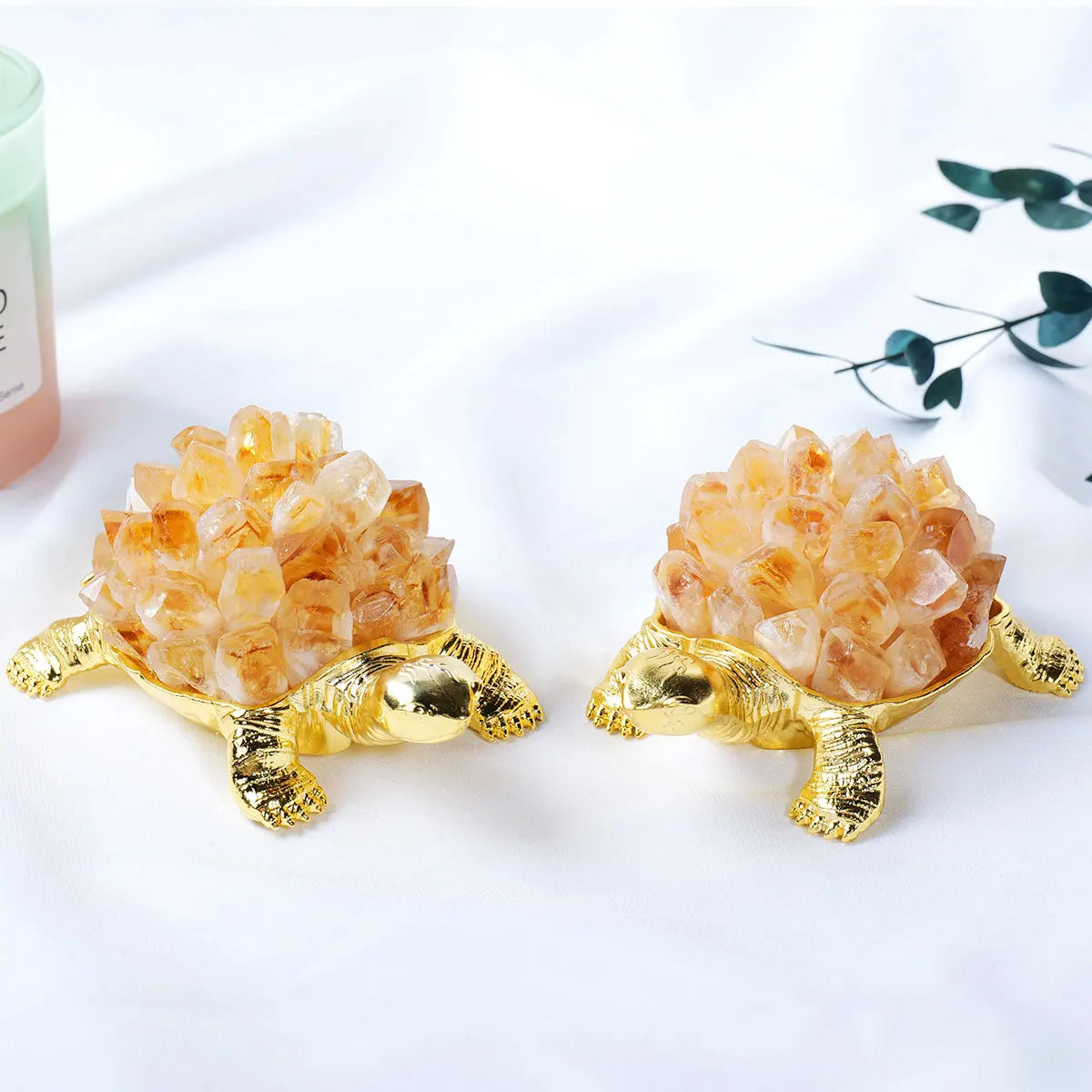 Yellow Citrine Cluster Turtle-ToShay.org