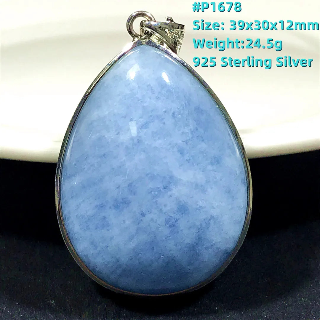 Blue Aquamarine Pendent-ToShay.org