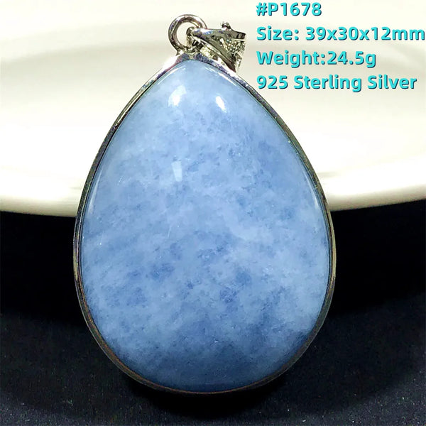 Blue Aquamarine Pendent-ToShay.org