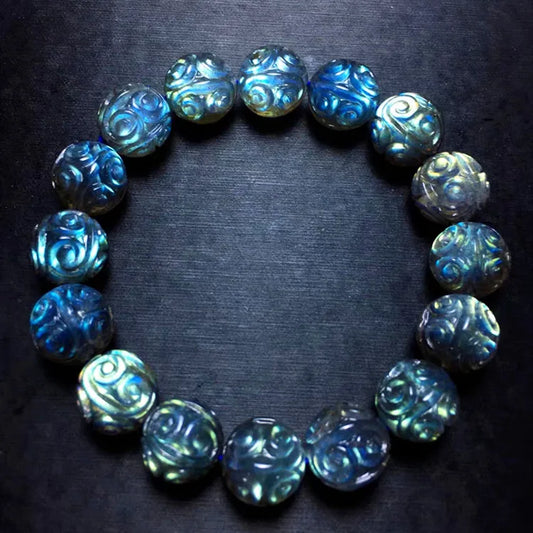 Blue Light Labradorite Bracelet-ToShay.org