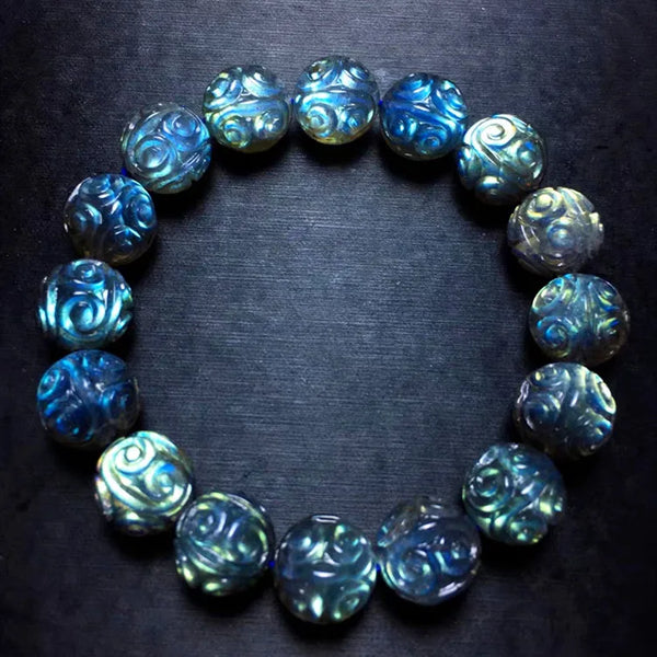 Blue Light Labradorite Bracelet-ToShay.org