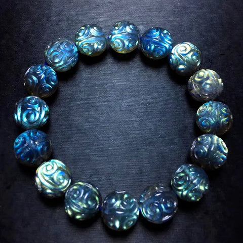 Blue Light Labradorite Bracelet-ToShay.org