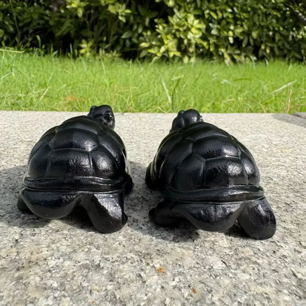 Black Obsidian Turtle-ToShay.org
