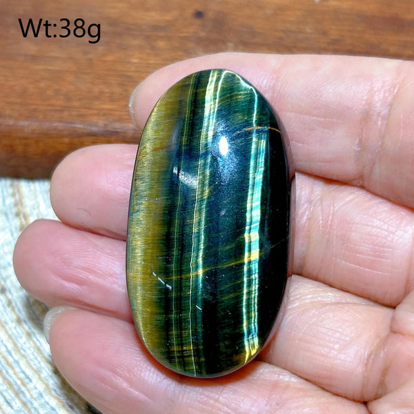 Blue Yellow Tiger Eye Stone-ToShay.org