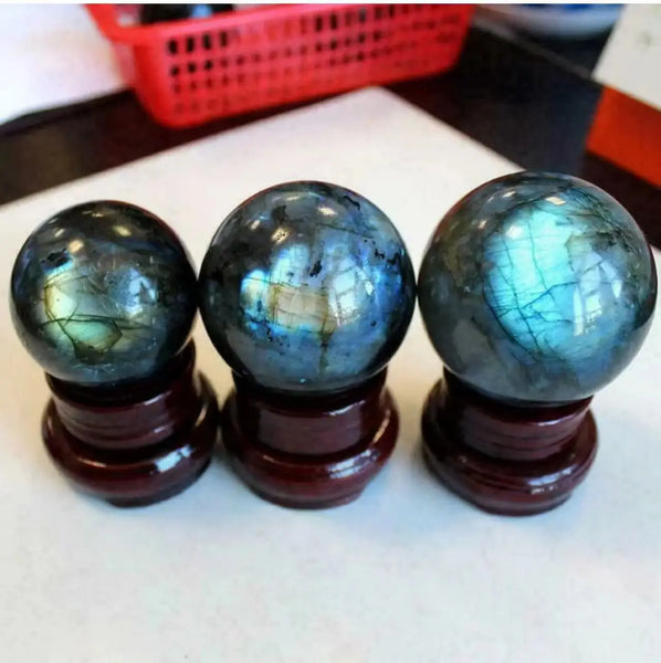 Blue Labradorite Ball-ToShay.org