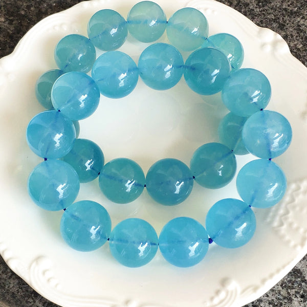 Blue Aquamarine Bracelet-ToShay.org
