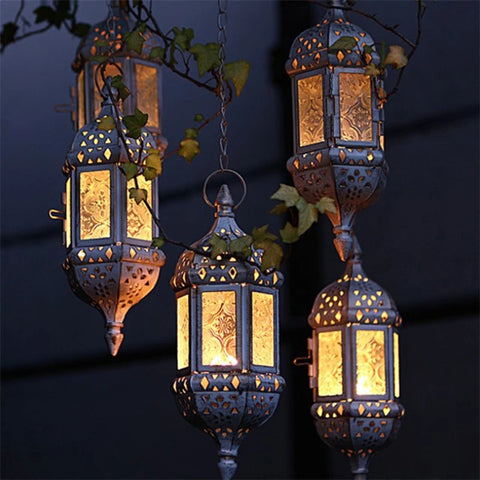 Hanging Moroccan Lanterns-ToShay.org