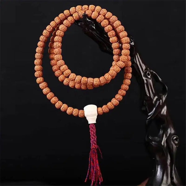 Brown Rudraksha Bodhi Mala-ToShay.org