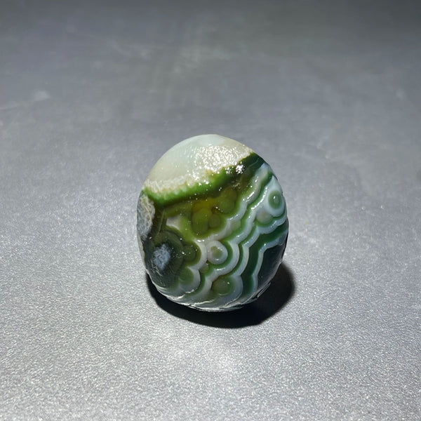Green Wishing Agate Eye Rock-ToShay.org