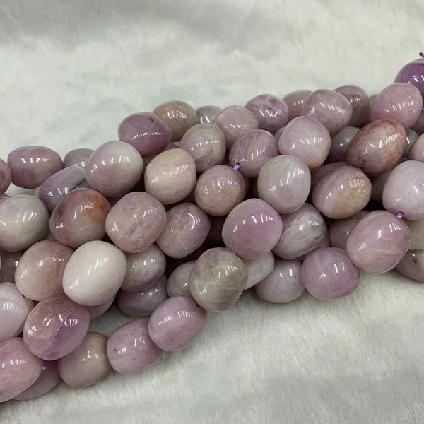 Purple Spodumene Stone Beads-ToShay.org