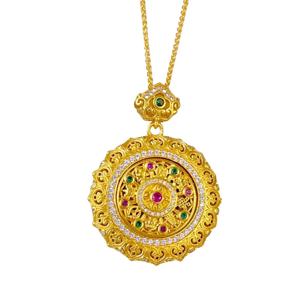 Gold Compass Pendant-ToShay.org