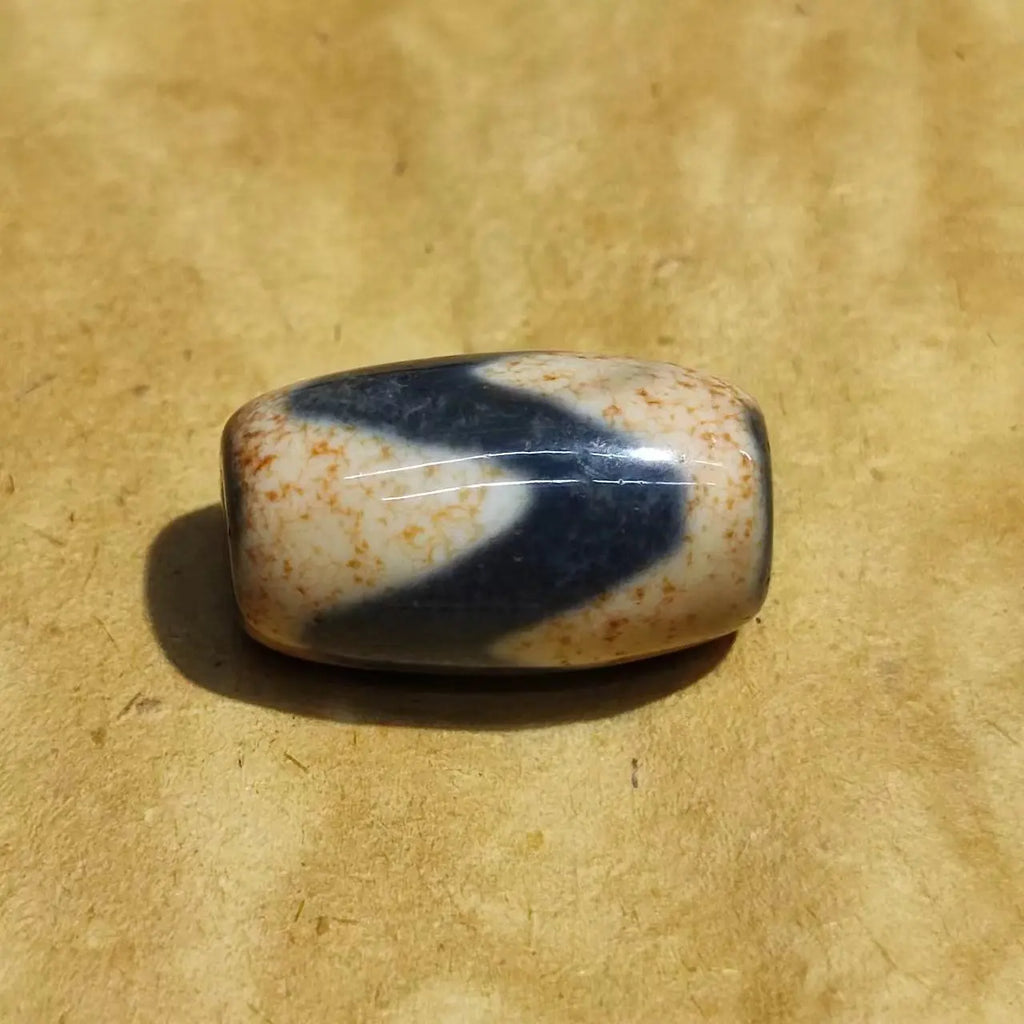 Mixed Agate Dzi Bead-ToShay.org