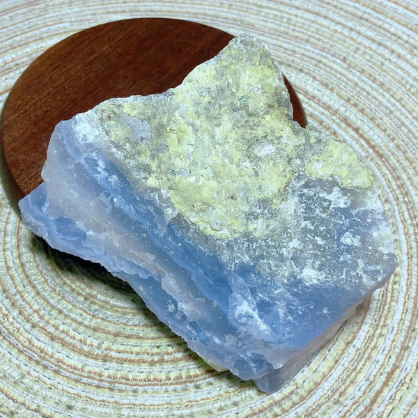 Blue Lace Agate Raw Stone-ToShay.org