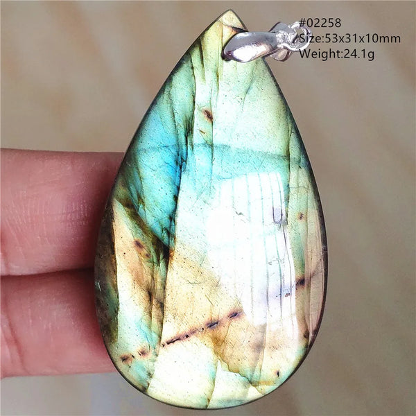 Blue Light Labradorite Pendant-ToShay.org