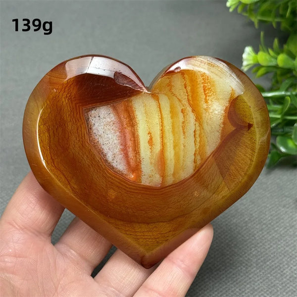 Red Agate Geode Heart-ToShay.org