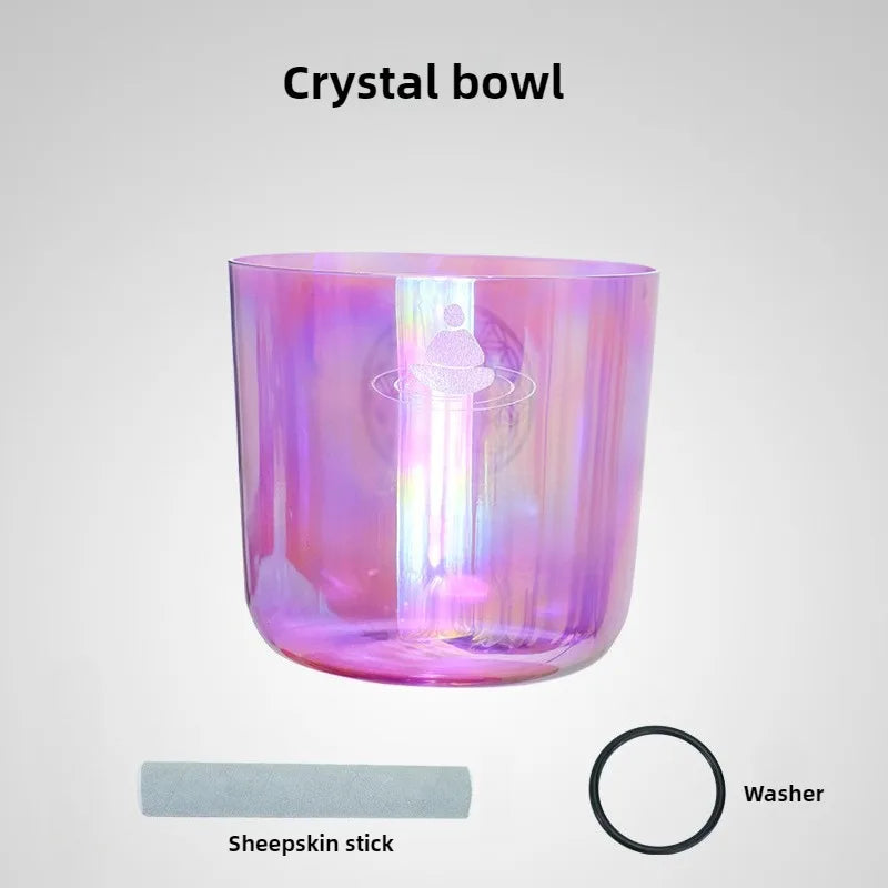 Pink Crystal Singing Bowl-ToShay.org