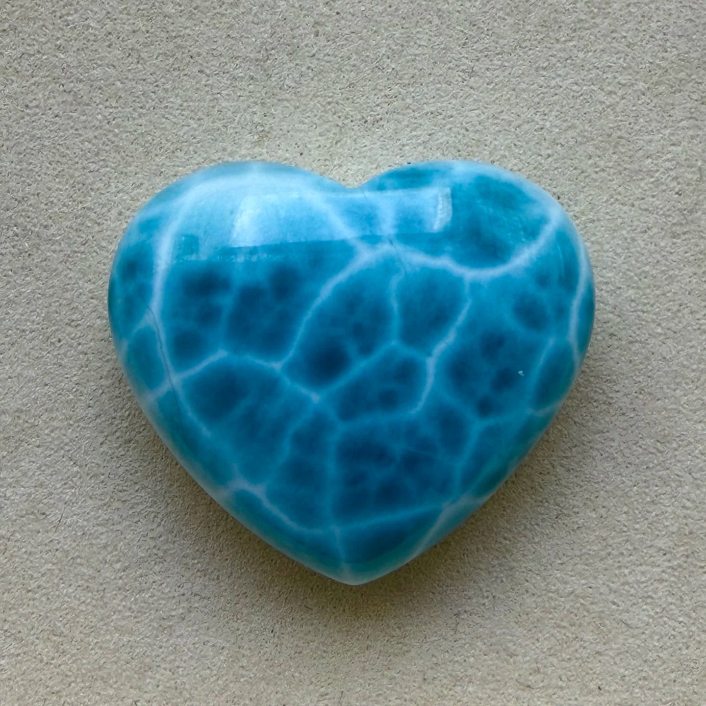 Blue Larimar Heart-ToShay.org