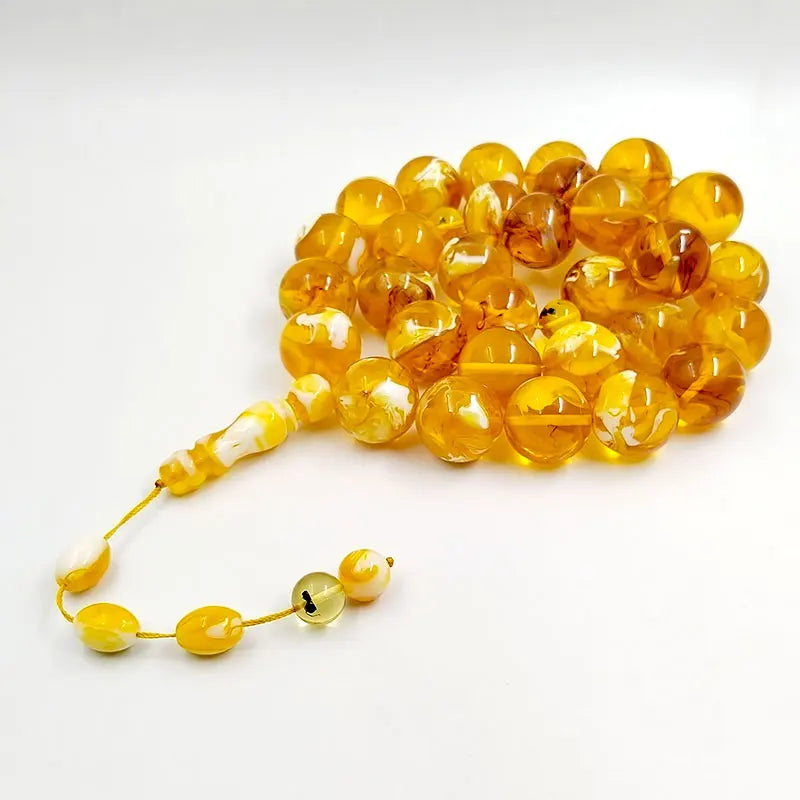 Yellow Insect Beads Tasbih-ToShay.org