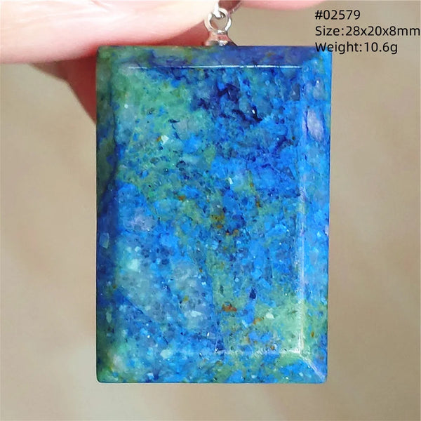 Blue Azurite Pendant-ToShay.org