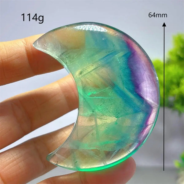 Rainbow Fluorite Moon-ToShay.org