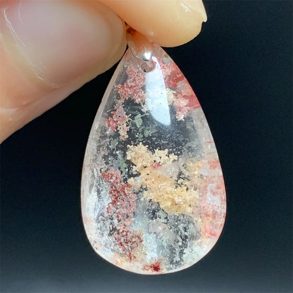 Black Rutilated Quartz Pendants-ToShay.org