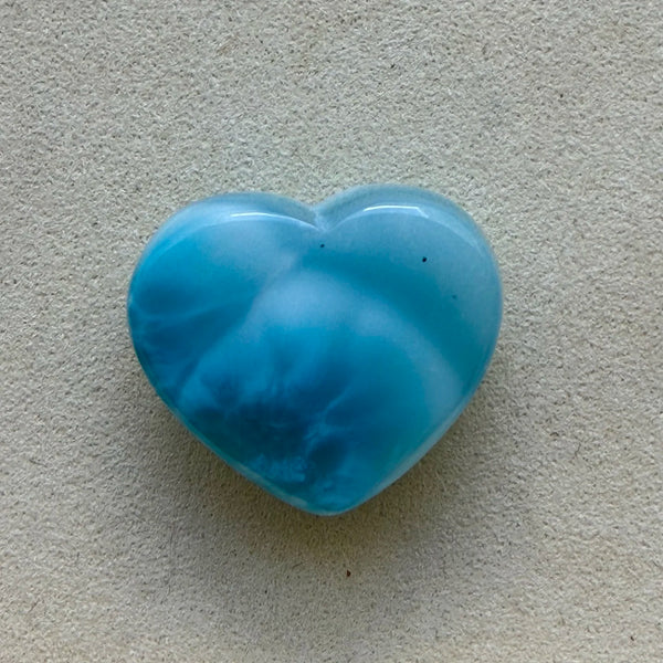 Blue Larimar Heart-ToShay.org