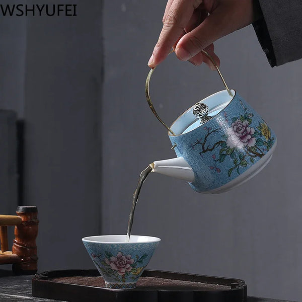 Enamel Porcelain Tea Sets-ToShay.org