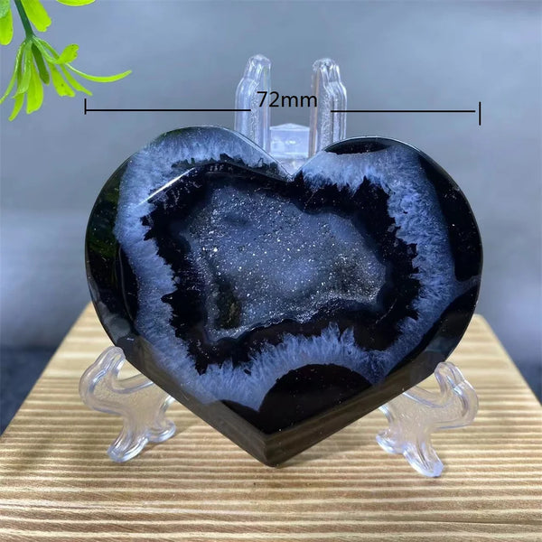 Black Agate Heart-ToShay.org