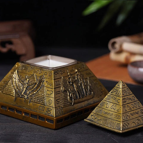 Egyptian Pyramids Candle Holder-ToShay.org