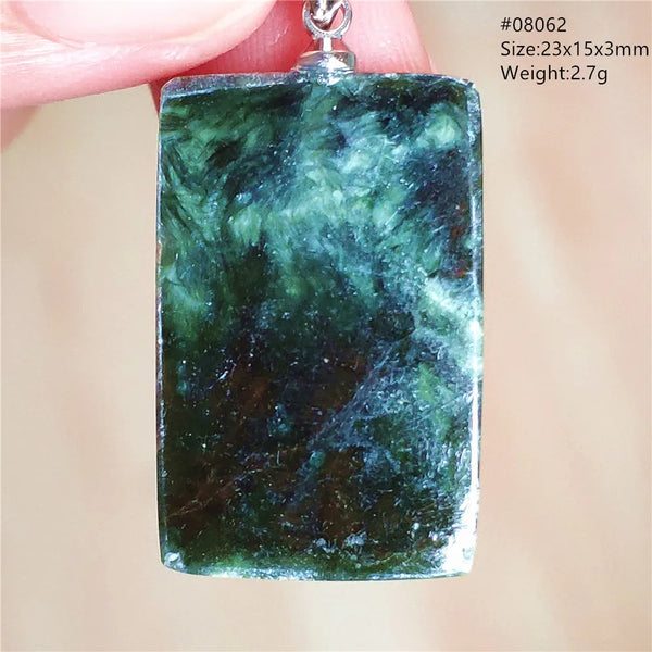 Green Seraphinite Pendant-ToShay.org