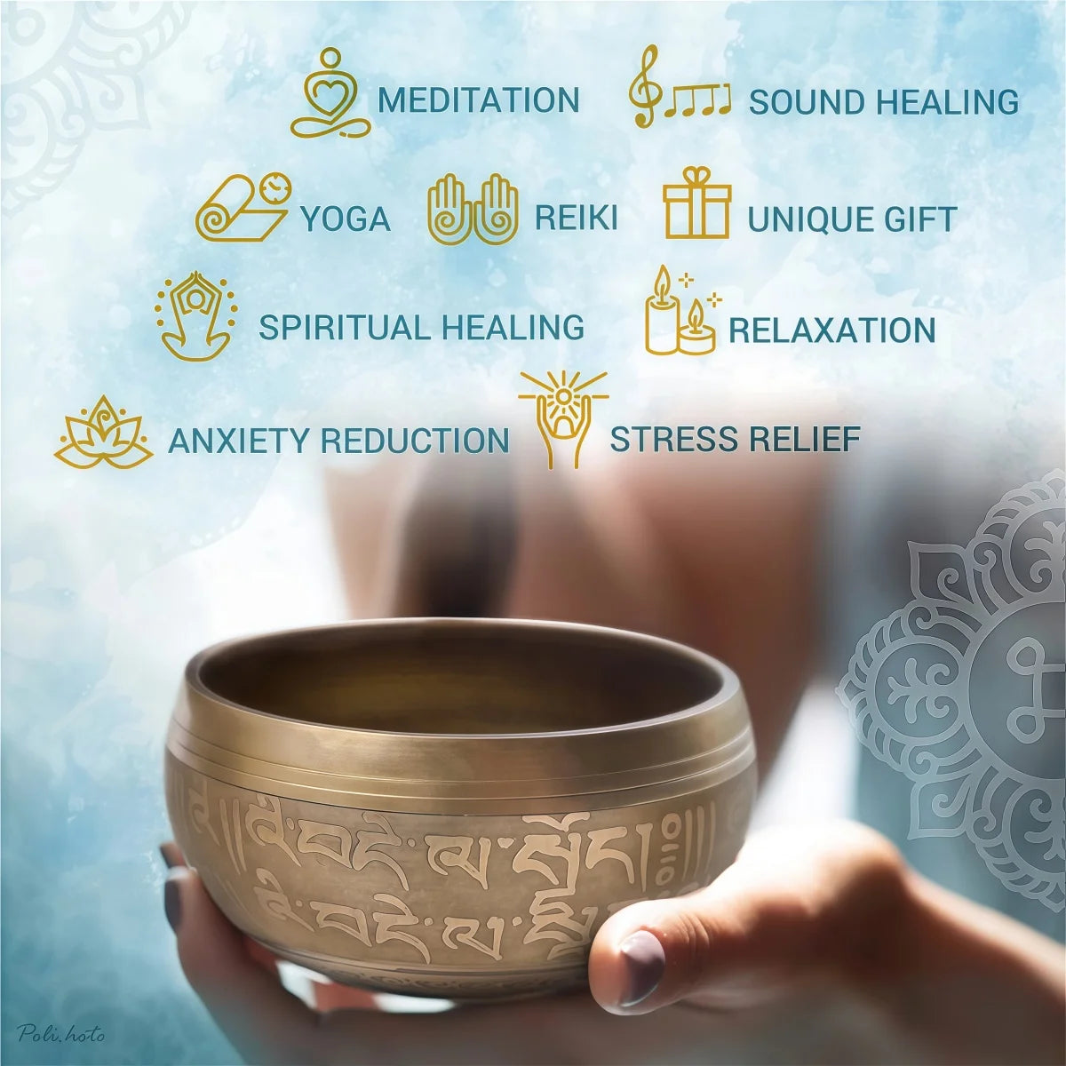 Tibetan Singing Bowl Set-ToShay.org