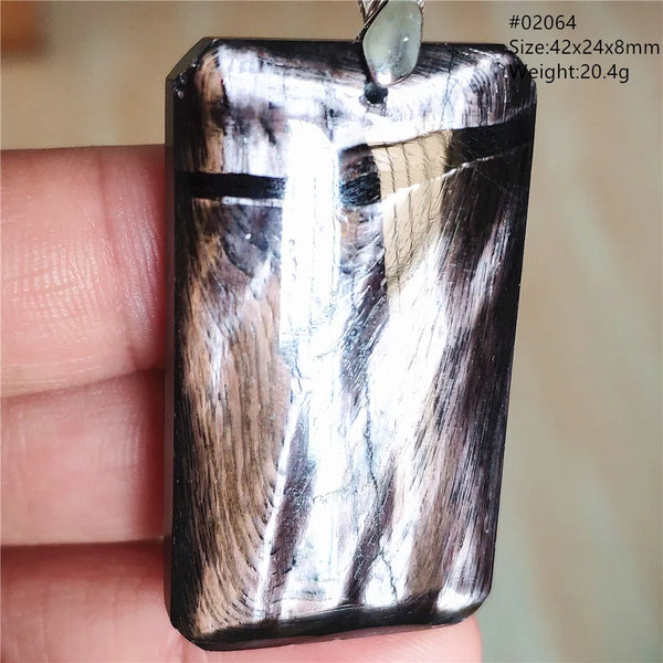 Black Hypersthene Pendant-ToShay.org