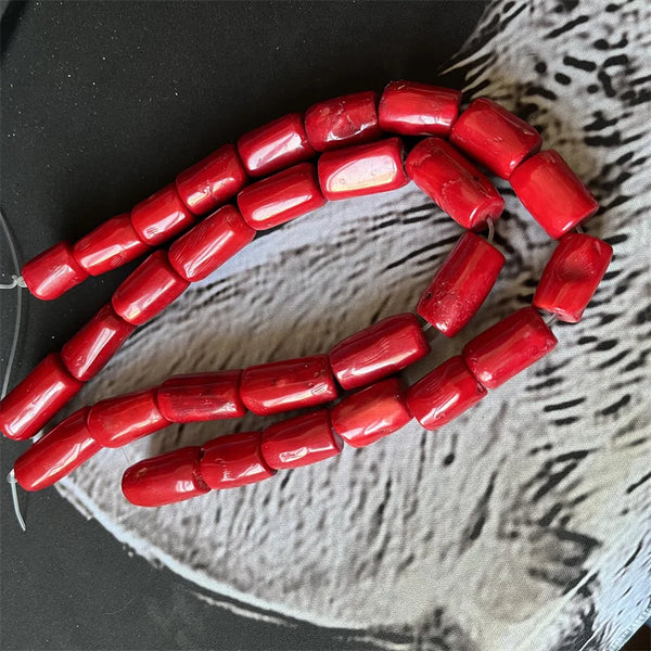 Orange Red Coral Beads-ToShay.org
