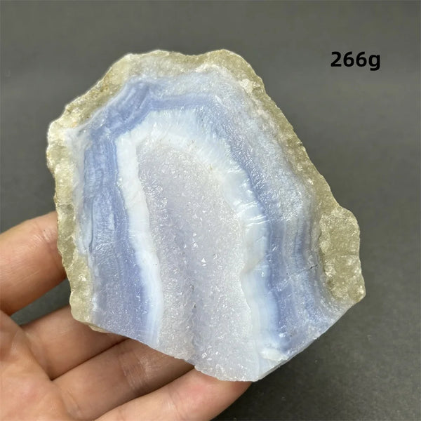 Blue Lace Agate Raw Stone-ToShay.org