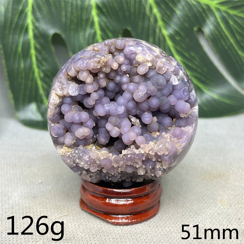 Purple Grape Agate Cluster-ToShay.org