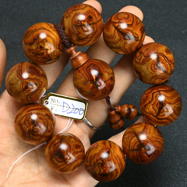 Wood Tiger Bead Bracelet-ToShay.org