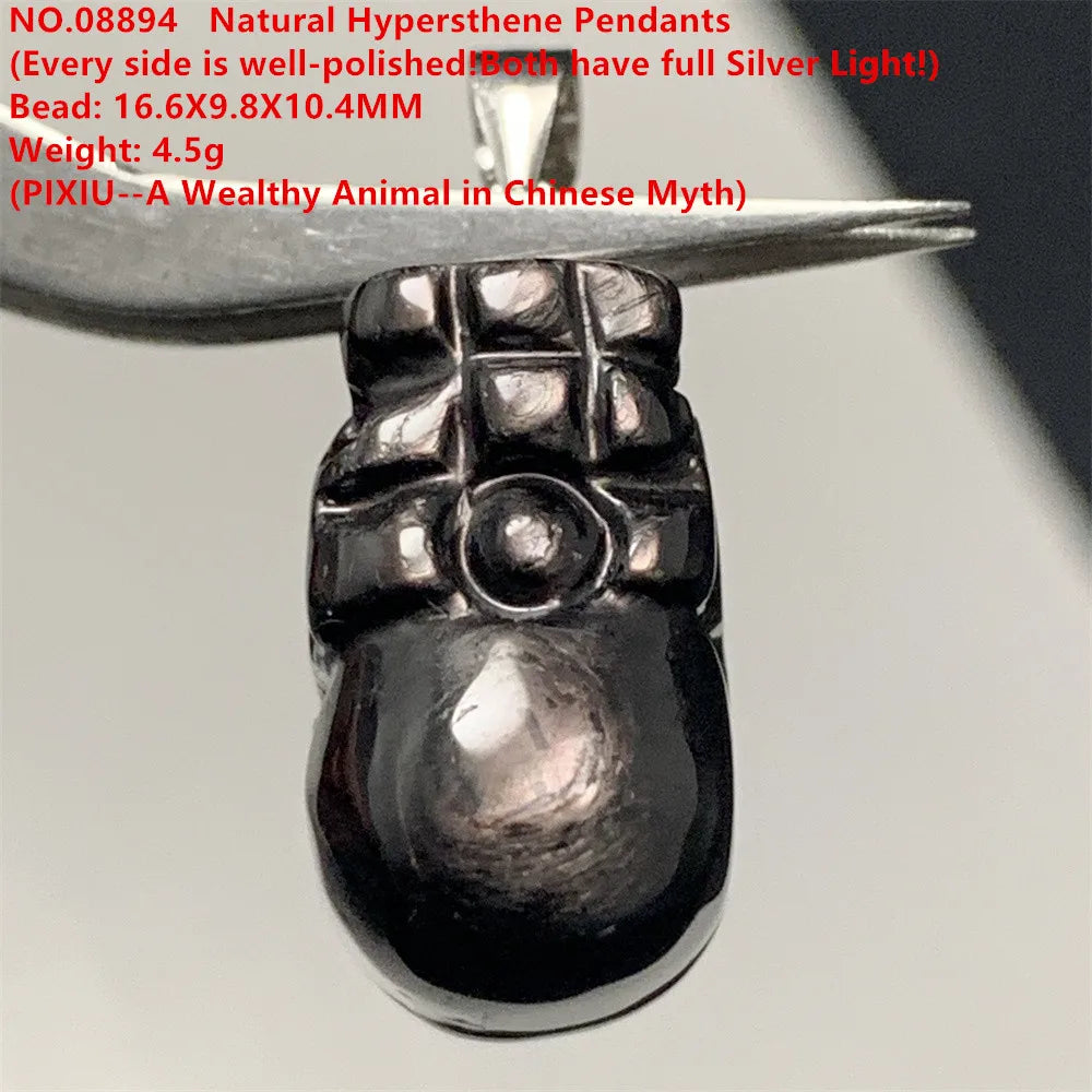 Black Hypersthene Pendant-ToShay.org