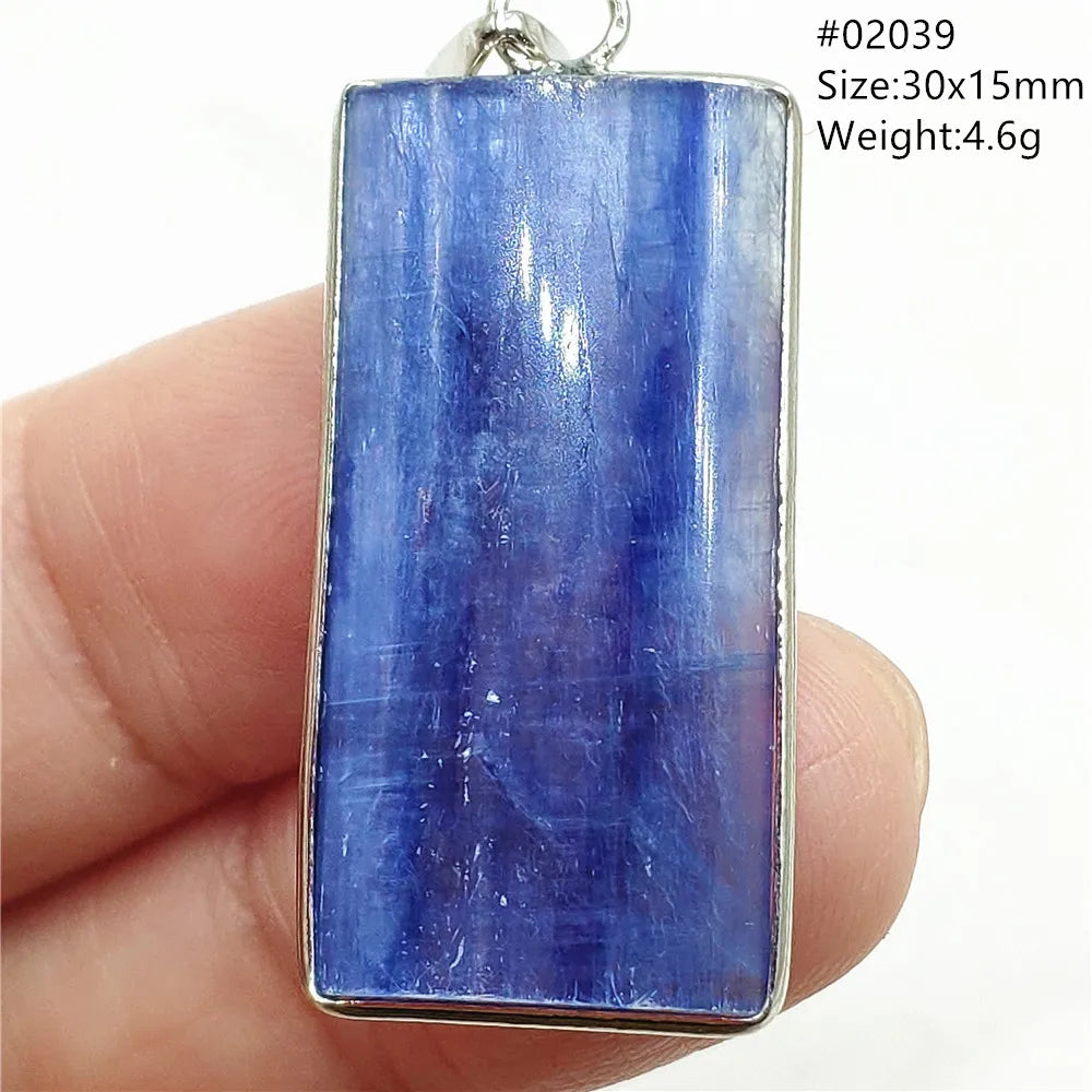 Blue Kyanite Cat Eye Pendant-ToShay.org