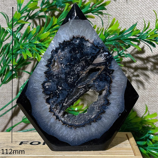 Black Agate Torch-ToShay.org