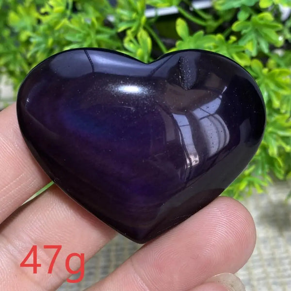 Rainbow Obsidian Heart-ToShay.org