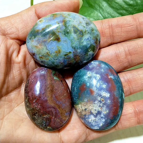 Ocean Jasper Palm Stone-ToShay.org