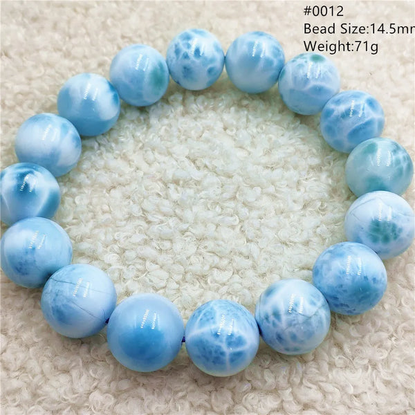 Blue Larimar Bead Bracelet-ToShay.org