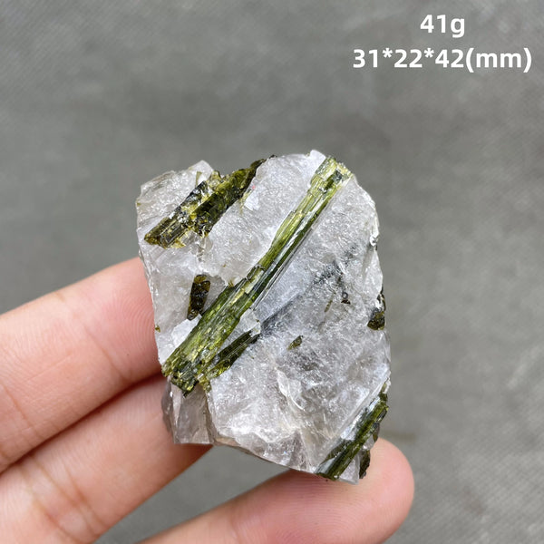 Green Tourmaline Crystal-ToShay.org
