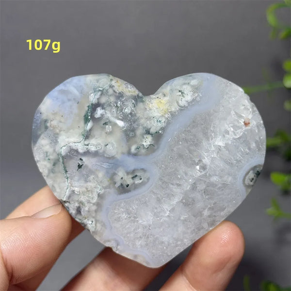 Green Moss Agate Heart-ToShay.org