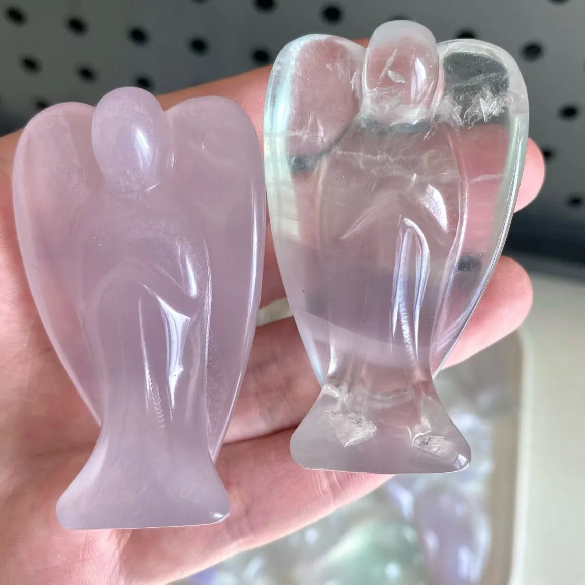 Rainbow Fluorite Figurines-ToShay.org
