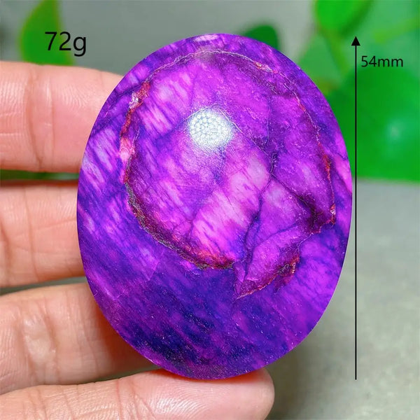 Violet Moonstone Palm Stone-ToShay.org