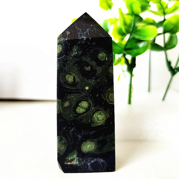Green Peacock Eye Wand-ToShay.org