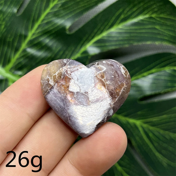 Purple Mica Crystal Heart-ToShay.org