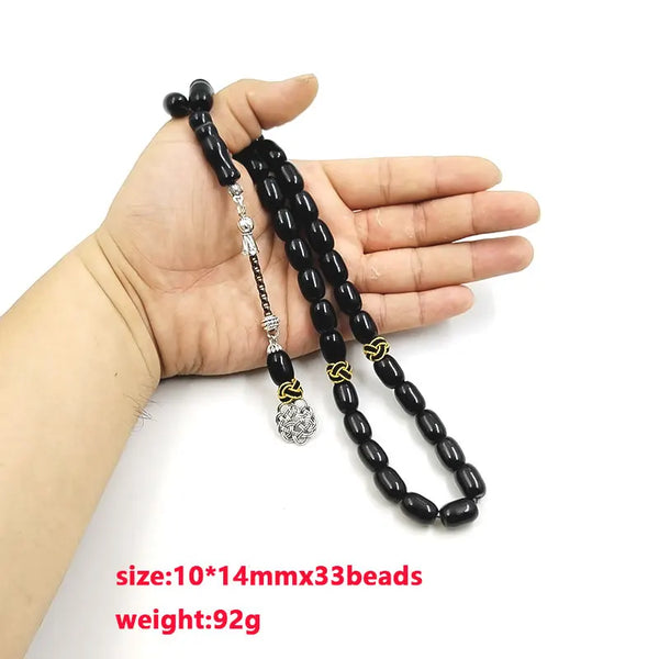 Black Agate Prayer Beads-ToShay.org
